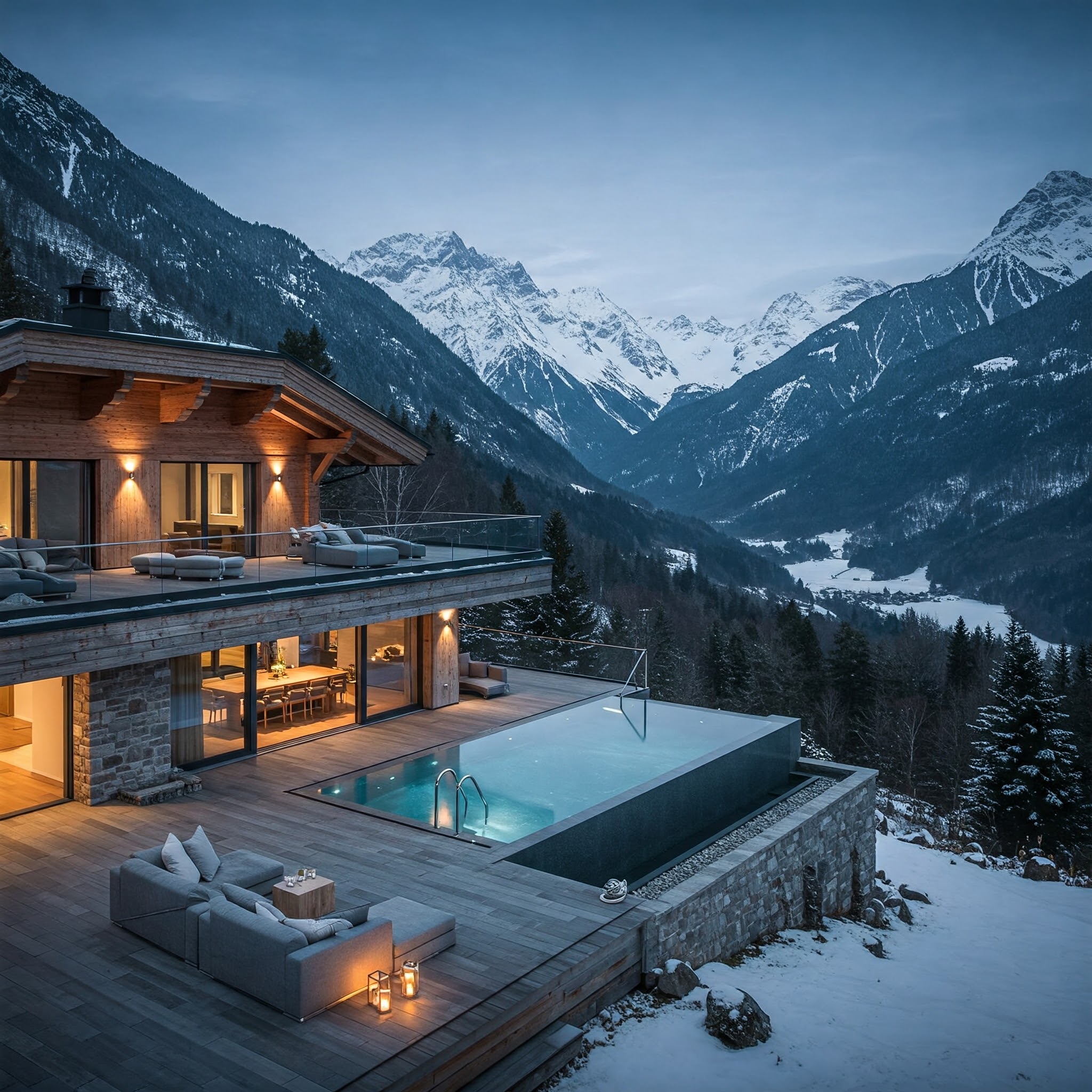 Private Mountain Pool